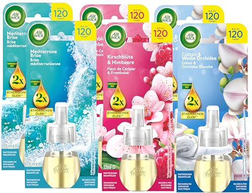 Air Wick Duftstecker Nachfüller SET - Frische Düfte 6x19ml