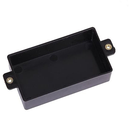 Vaguelly Versiegeltes Humbucker-tonabnehmergehäuse Aus Kunststoff Schablone Schwarz Passend Für Sq St-tonabnehmer
