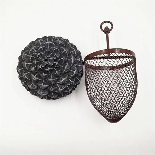 Erdnuss Vogelfütterung Wilde Gartenvögel mit Draht hängende Schleife Eichel Form (A)