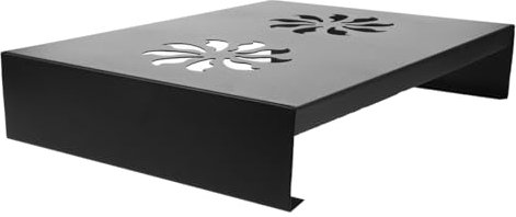 Lurrose Cuisson à Gaz Support Pour Wok Ignifuge Et Sécurisé Pour Rangement Des Casseroles Et Poêles Noir