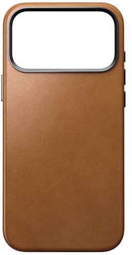 NOMAD Traditional Leather Case | für iPhone 17 Pro Max | Schutzhülle aus hochwertigem Echtleder | MagSafe-kompatibel | English Tan