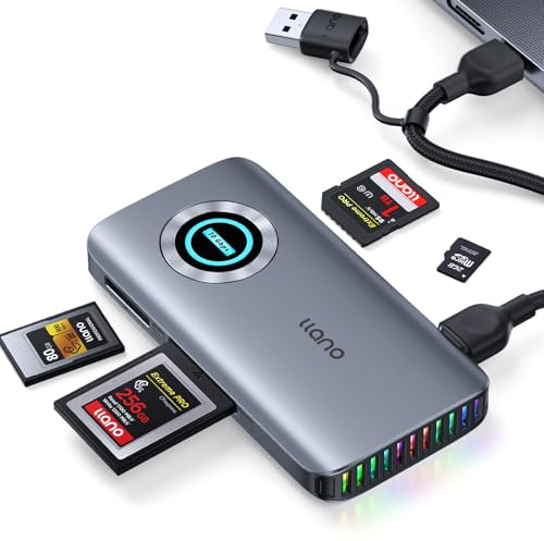 llano R604 4-in-1 CFexpress Type A/B, SD/Micro SD Card Reader (10Gbps)