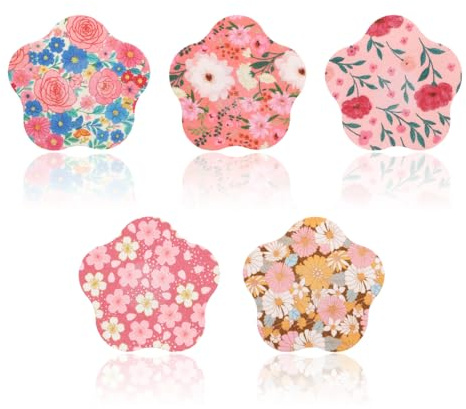 Tinoaly 25pcs Patchs Adhésifs pour Libre 2/3, 5 Modèles Forme Fleur Surpatchs Capteur Glycémie Continu CGM Imperméables et Respirants Autocollants Adhésifs pour Moniteur