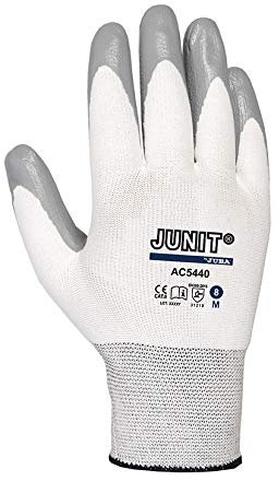 Juba 1276A1 - Guante Poliamida Nitrilo Gris T/9
