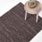 Homescapes Teppich Denver aus 100% recyceltem Leder, 150 x 240 cm, braun