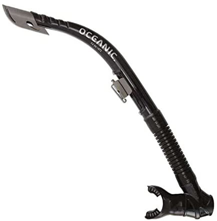 Oceanic Arid Extra Dry-Top Snorkel - Titanium/Black