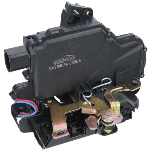 GEPCO Stellmotor Türschloß Zentralverriegelung Schloß Kompatibel mit VW BORA GOLF IV 4 PASSAT Lupo Beetle Seat Arosa Leon Toledo Skoda Octavia Hinten Links 3B4839015A
