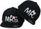 TRVPPY 5 Panel Snapback Partner Pärchen Cap Modell Mr. & Mrs. / mit hochwertigem Stick/Verstellbarer Verschluss