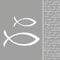 Ambiente Luxury Paper Products 40 Servietten Silber Grau Fisch Kommunion Konfirmation Taufe Tischdeko Hochzeit Serviettendeko