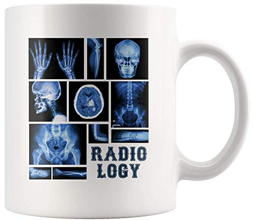 Funny Radiology X-Ray Tech Coffee Mug 11 oz Science Themed Mug human Skeletal System Anatomy Gifts For Family Friends Coworkers Boss
