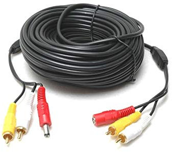 YATEK Cable de 30 MTS RCA para Kits de visión Trasera, EL81066