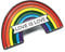 LGBT Gay-Pride-Anstecker im Regenbogen-Look mit der Aufschrift „Love is Love“, emaillierte Anstecknadel aus Metall