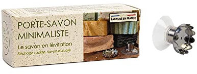 APO France - Porte-Savon – Ventouse Aimantée - 20 x 30 x 280 mm – Fabrication Française – Zéro Déchet