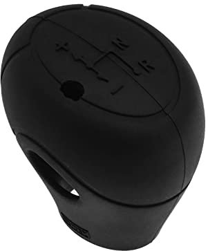 Auto Schalthebel Schaltknauf Abdeckung Schwarz Silikon Schutzhülle Kompatibel mit Smart Fortwo 450 451 452 (2009-2014)