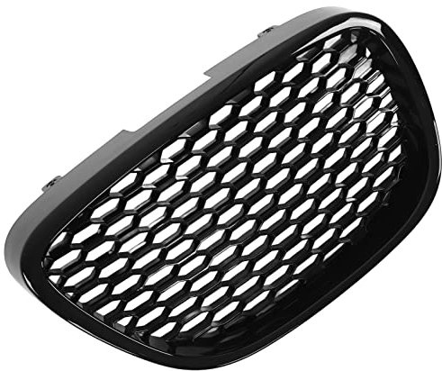 Rejilla Delantera, Rejilla de Parachoques Delantero, Repuesto de Rejilla de Malla de Parachoques Resistente Al Calor Negro Brillante para Seat Altea Toledo, 1133007