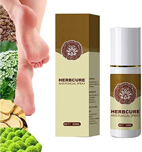 Nihexo Fun_gus Com_bat Feet Spray anti-fongique pour les pieds d'athlète, spray anti-pruritique Beriberi, poudre en spray pour pieds d'athlète, déodorant pour soins de la sueur et des odeurs (1 pièce)
