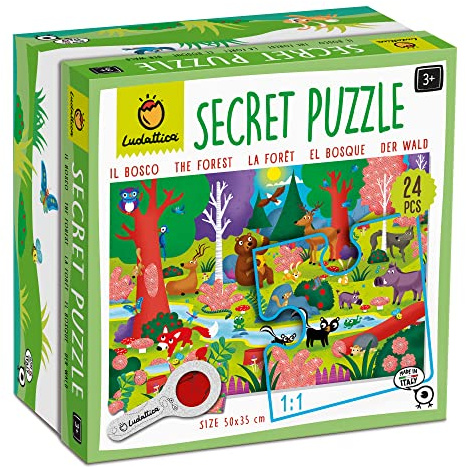 Ludattica Secret Puzzle 24 Pcs The Forest Official Merchandising