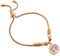 Bracciale Albero Della Vita Donna in Acciaio Inossidabile Talismano Colore Oro Rosa Gioielli Chakra Cinturino Regolabile Idea Regalo