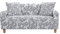 Highdi Klassisch Vintage Sofabezug Sofaüberwürfe für 1/2/3/4 Sitzer, Armlehnen Sofa Cover Elastisch Stretch Antirutsch Sofa Cover Sofahusse Couchbezug Möbelschutz (3 Sitzer,Grauer Jacquard)