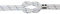 Hummelt Schot Seil Polyesterseil 12mm 20m weiß/blau
