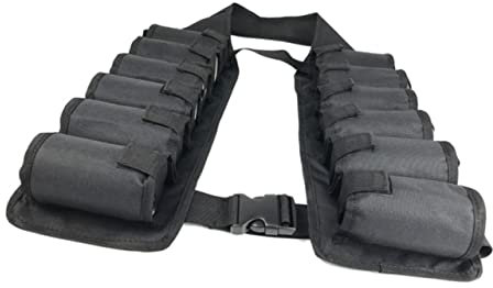CLISPEED Getränkehalter 12 Vordertaschen Schulterträger Getränke Organizer Getränkeweste Soda Taille Bier Tragetasche Ouddoor Wanderhalter Getränkeflasche Behälter Snacks Bier Gürtel Laufweste