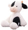 predolo Kuh-Plüschtier, Niedliches Plüschkuh-Spielzeug, weiches Stofftier Plüschtier Plüschkissen zum Kuscheln und Spielen, Fluffy Stuffies Kuh Kuscheltier für Kinder, Jungen und Mädchen, 35CM