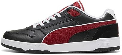 PUMA Unisex RBD Game Low Retro Sneaker, White Black-Club RED, 38 EU