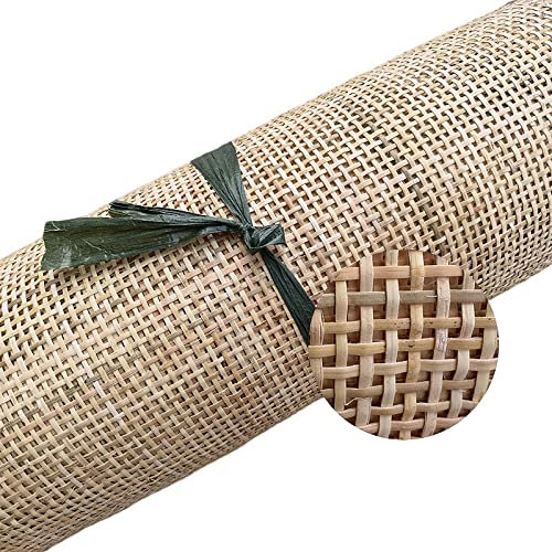 Natürliches Rattan Band Roll, Wiener Geflecht Quadratisch Rattan, Pressed Furniture Cane Webbing, Rattan-Gurtband für Möbel Heimdekoration, Stuhl Reparatur, Nachttisch, Kommode, Diy-Projekte ( Size :