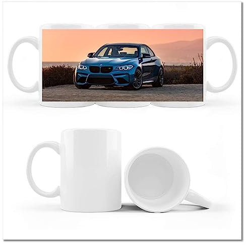 Kaffee Tee Tasse mit Foto BMW Auto Sunset Nr. H8097M_Cup
