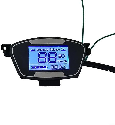 E-Bike-LCD-Display, LCD-Display, Motor-Tachmeter-Bildschirm, E-Bike-Bedienfeld für E-Bike-Roller, 48–72 V
