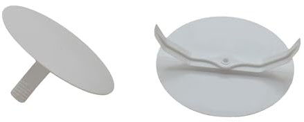 O4L Federdeckel, weiß, rund, Ø 72 mm, für Ø 60 mm Unterputzdosen, 10 Stück