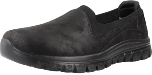 Skechers Elegante, Zapatillas Mujer, Negro, 38 EU