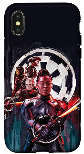 Hülle für iPhone X/XS Star Wars Obi-Wan Kenobi Reva und die Inquisitoren