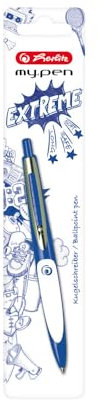 herlitz Kugelschreiber my.pen, blau/weiß, 1 Stück