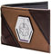 Baby Yoda Star Wars Mandalorian Bounty Hunter Helmet Emblem Portefeuille Bi-Fold ID & Porte-Carte, Marron