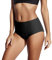 SHINEHUA Damen Bikini Slip Perioden Hose zum Schwimmen Bikini Perioden Badebekleidung Auslaufsichere Menstruationsunterwäsche für Mädchen Teenager Frauen Damen Bikinislip Bikinihose (b-Black, XXXL)