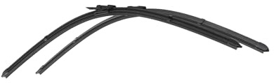 RIDEX Scheibenwischer Set Wischerblätter Satz mit Spoiler Vorne Länge 1: 700mm Länge 2: 700mm Flachbalkenwischblatt Kompatibel mit FORD Kuga Mk2 DM2 298W0524