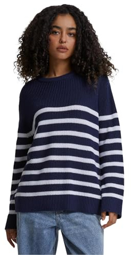 Urban Classics Damen Ladies Rib Striped Sweater
