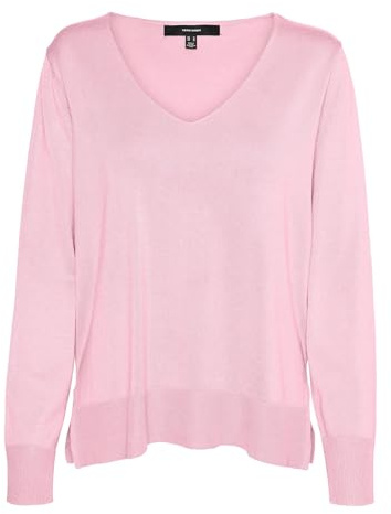 VERO MODA VMSILJE LS V-Neck Pullover GA NOOS