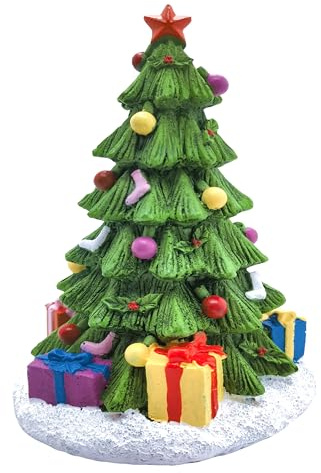 M2cbridge Decorazione per albero di Natale a forma di zucca, decorazione natalizia per acquario, pesce betta, decorazione paesaggistica (albero di Natale)