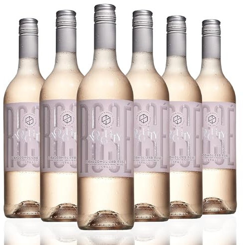 Thomson & Scott Noughty Alcohol Free Wine Rosé - Low Sulphate No Alcohol Wine - Case of 6