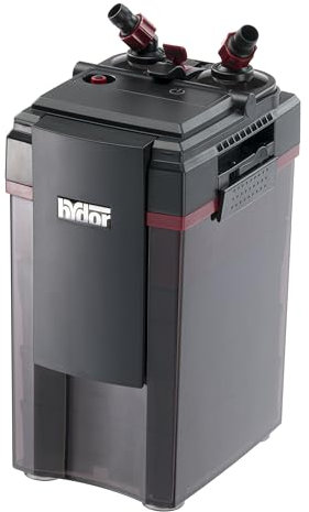 Hydor Filtro Esterno per Aquaria Professional 2.0 Filtro Silenzioso per acquari Materiali filtranti Inclusi Diffusore di CO2 Interno Auto-aspirante Manutenzione Facile, per acquari Fino a 250 l