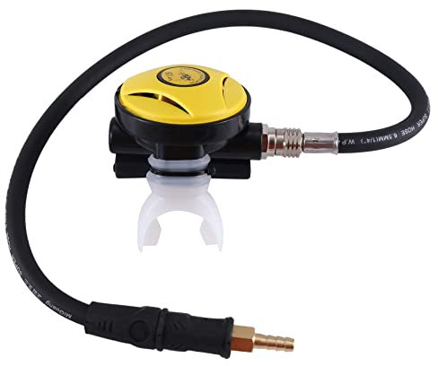 Wrtysully Scuba Diving Diver Atemregler Tauchschnorchel SchnorchelausrüStung Druckminderer 2. Tauchgang Tauchregler-Gelb