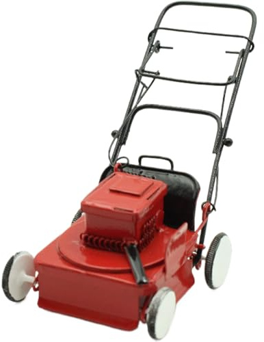 Miniature Dollhouse Accessory 3.9x2x2.8'' Anti-Rust Miniature Lawn Mower DIY Outdoor Mini Dollhouse Accessories for Collectors and Lovers Dolls' House Dolls & Accessories