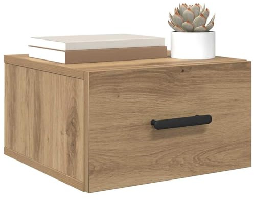 vidaXL Bedside Cabinet 35 x 35 x 20 cm Engineered Wood Artisan Oak