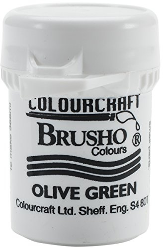 Brusho Crystal Colour 15g-Olive Green