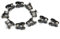sourcing map 10pcs Half Offset Metal Connecting Link Connectors Chain for Bicycle