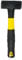 Dapetz ® Club Lump Hammer with Fibreglass Handle Shaft - 2.2lb / 1KG Sledgehammer Hardened Steel Hammerhead & Non-Slip Ergonomic Rubber Coating Grip & Hanging Eye for Mounting