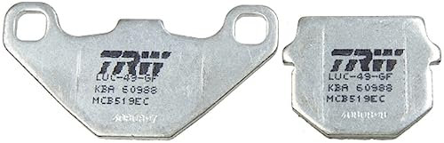 TRW MCB519EC Organic Eco Bremsbelagsatz für Aprilia Motorcycles Tuono ABS 2017 - Hinterachse und andere Motorräder