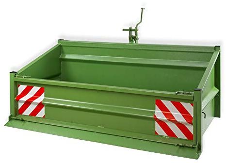 Traktor Heckmulde Heckcontainer Mulde Container Transportcontainer Transportmulde 180 cm grün